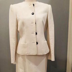 Oscar de la Renta Cream Blazer